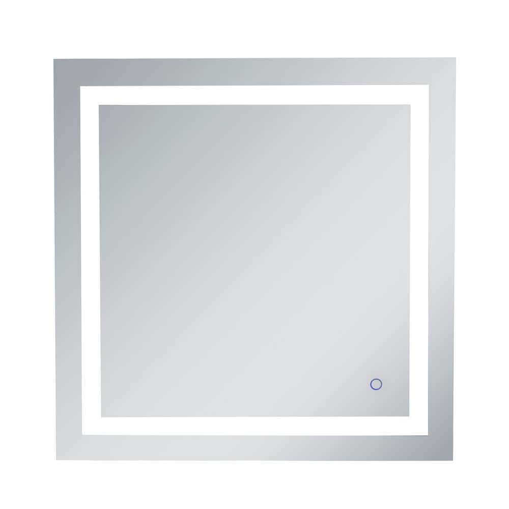 Timeless 30 in. W x 30 in. H Framed Rectangular LED Light Bathroom Vanity M