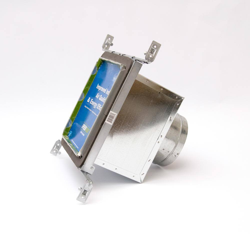 SPEEDI BOOT 8 in. W x 8 in. L to 4 in. Dia Ceiling Box Register Vent