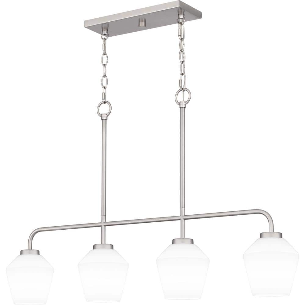 Nielson 4-Light Brushed Nickel Chandelier price history on PriceWatchPro