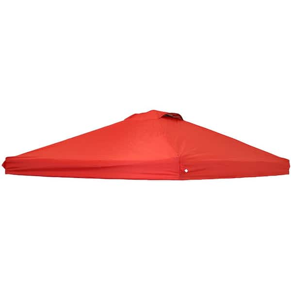 Sunnydaze 12 ft. x 12 ft. Premium Pop-Up Canopy Shade with Vent in Red