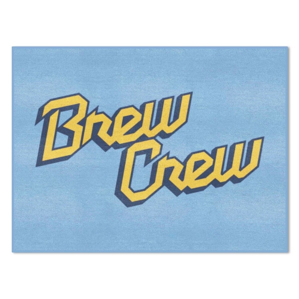 FANMATS Milwaukee Brewers All-Star Rug - 34 in. x 42.5 in.