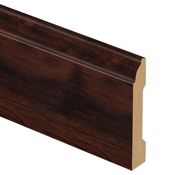Zamma Stanhope Hickory 9/16 in. Thick x 3-1/4 in. Wide x 94 in. Length Laminate Base Molding