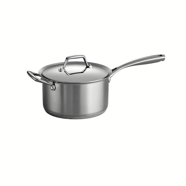Tramontina Gourmet Prima 4 qt. Stainless Steel Sauce Pan with Lid