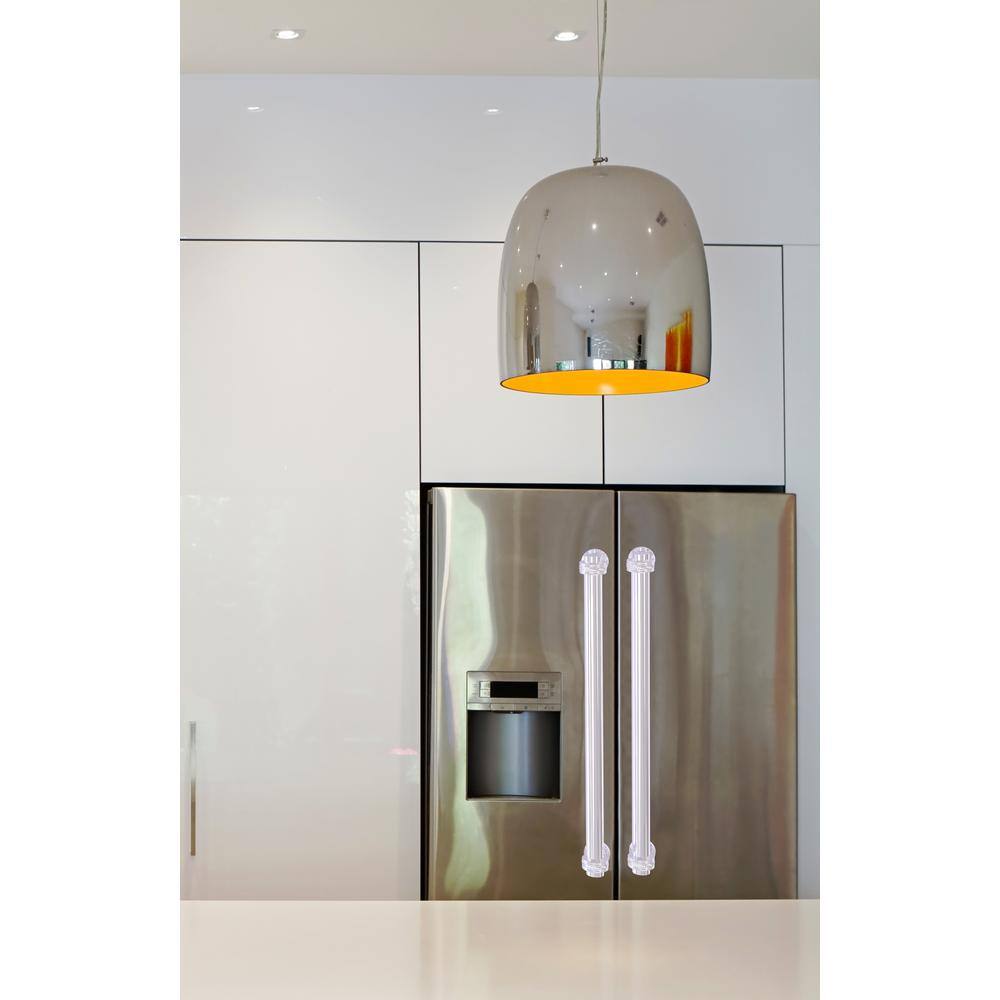 Matte Black 18" Solid Brass Refrigerator Appliance Pull