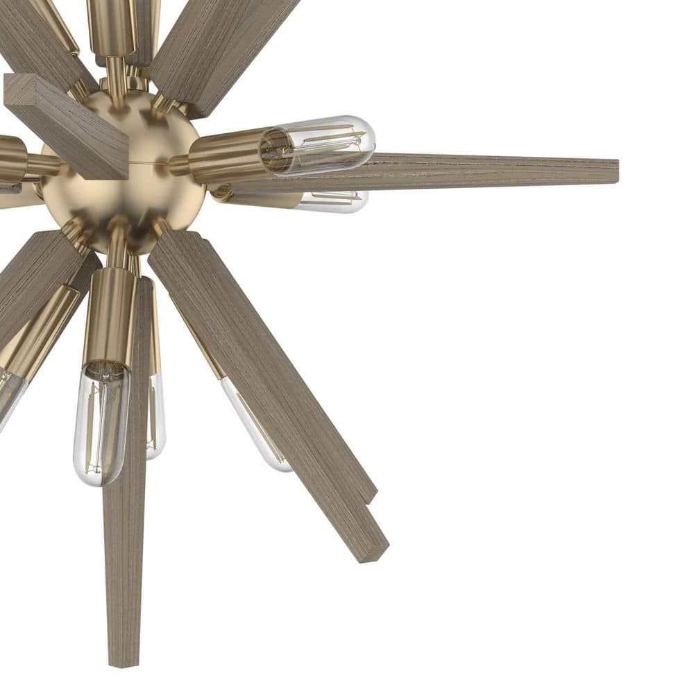 Alturas Gold Medium Aluminum Sputnik Pendant Light Fixture