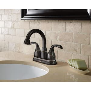 Idora 4 in. Centerset 2-Handle Bathroom Faucet in Mediterranean Bronze