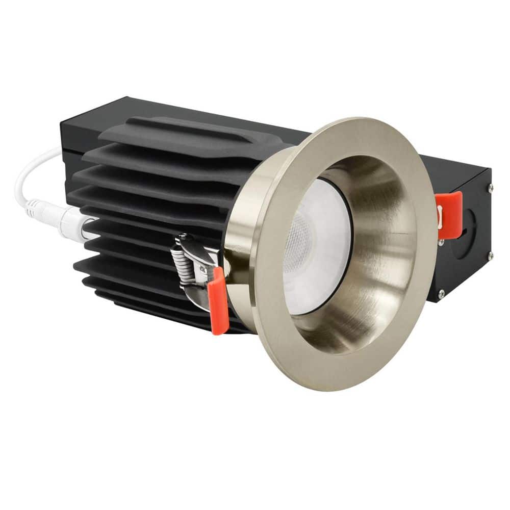 3 In. Integrated LED Regressed Light with Round Brushed Nickel Trim, 5CCT, CRI90, 15/20W, 1450/2100LM Dimmable, 60° Beam price history on PriceWatchPro