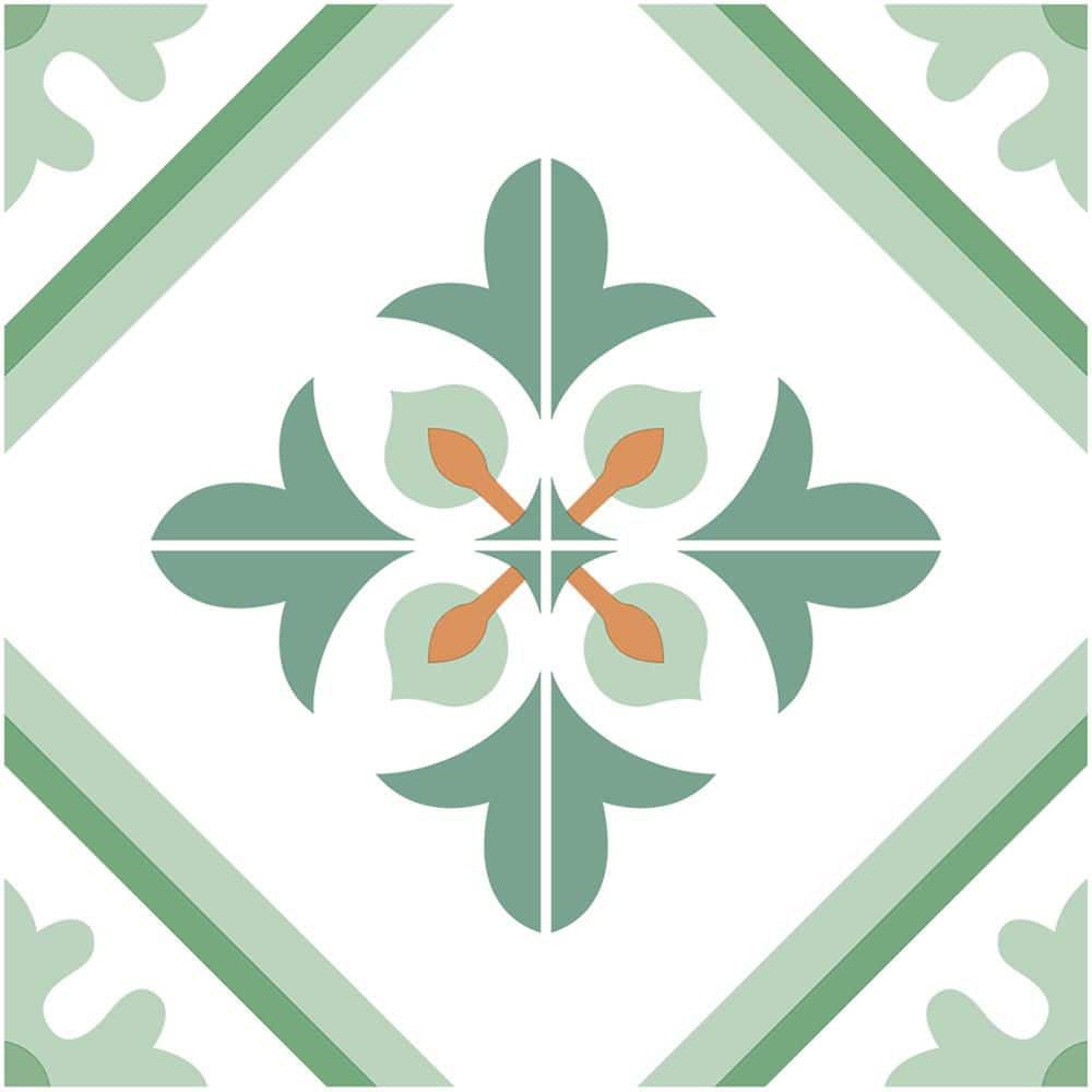 24 in. X 120 in. 4 MIL Green Peel & Stick Vinyl Sheet Flooring, Cut to Length, 5 Pattered Water-Resistant Flooring Roll price history on PriceWatchPro