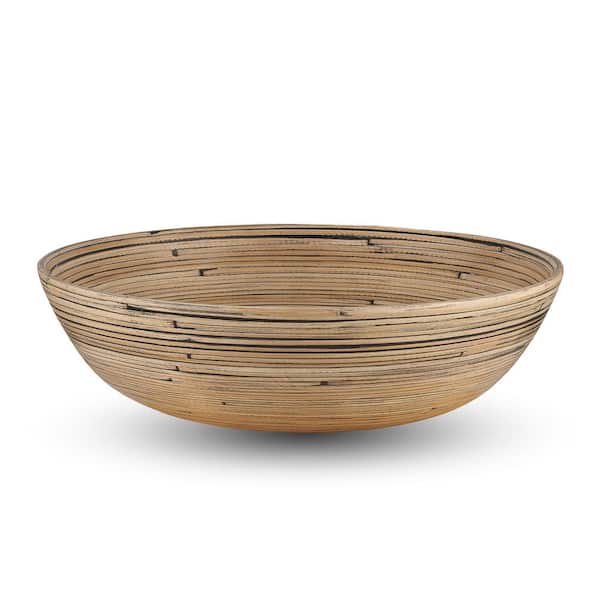 JOYCE CHEN Lexa 12 oz Black Bamboo Serving Bowl