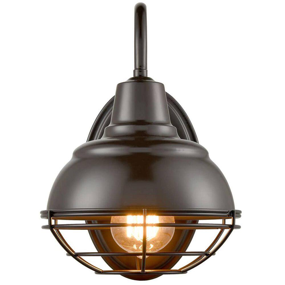 Oil Rubbed Bronze Gooseneck Barn Light Set of Two
