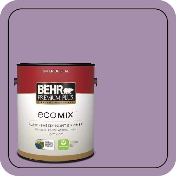 1 gal. #M100-4 Aged To Perfection Flat EcoMix Plant-Based Interior Paint & Primer