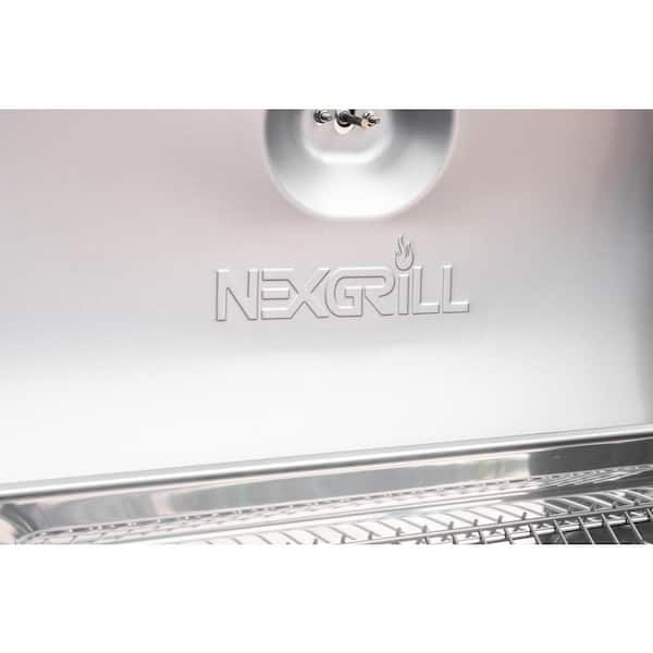 Nexgrill 4-Burner Propane Gas Grill in Stainless Steel with Side Burner  720-0830X - The Home Depot