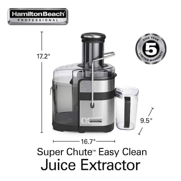 Hamilton Beach Professional Super Chute Easy Clean Juice Extractor
