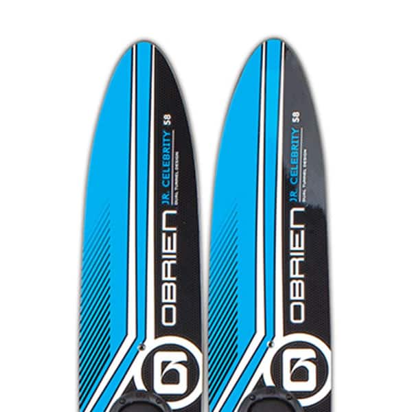 Adult 58 in. Celebrity Jr. Water Skis, Blue and Black
