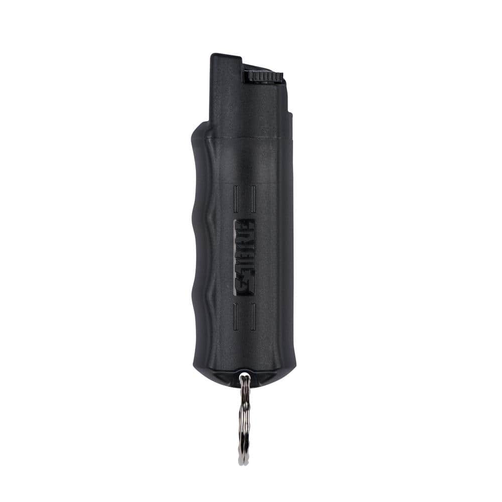 UPC 023063106274 product image for Pepper Spray With Finger Grip And Key Ring, Black | upcitemdb.com