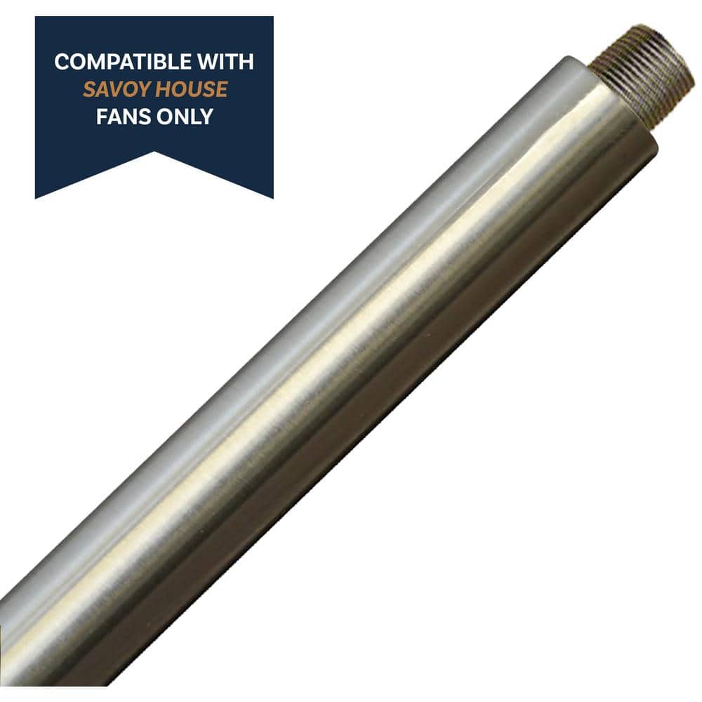 Satin Nickel 12" Ceiling Extension Rod