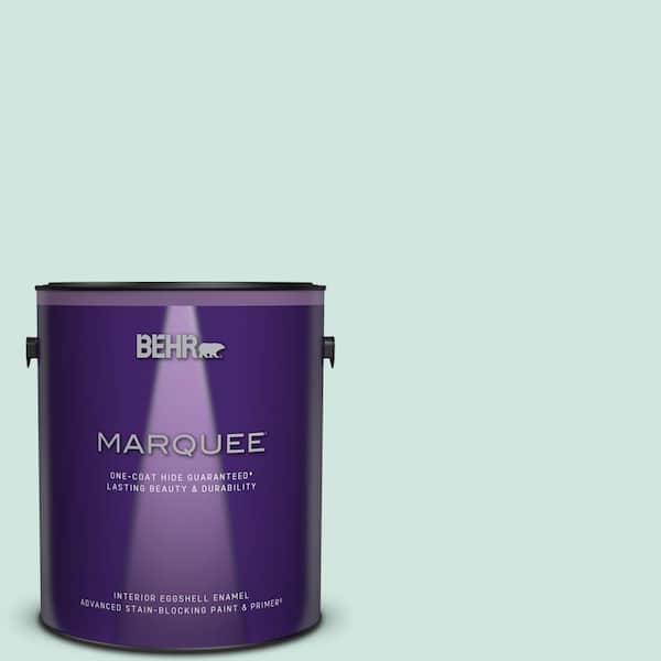 BEHR MARQUEE 1 gal. Home Decorators Collection #HDC-CT-26A Seaglass Eggshell Enamel Interior Paint & Primer