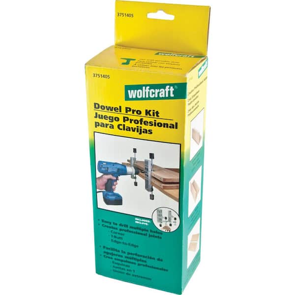 Wolfcraft 3751405 Dowel Pro Doweling Jig Kit 