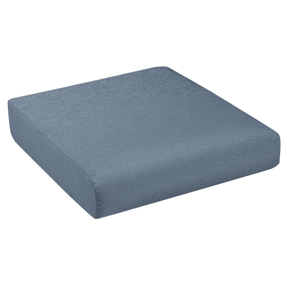 Reviews for SORRA HOME Sunbrella Spectrum Denim Square Outdoor Seat ...