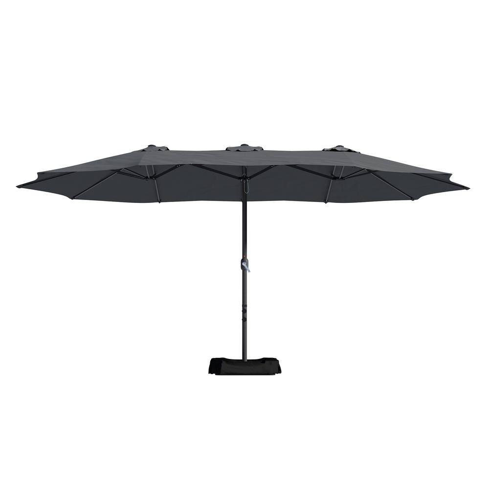 Mondawe 15 ft. Outdoor Market Patio Umbrella Double Sided Design