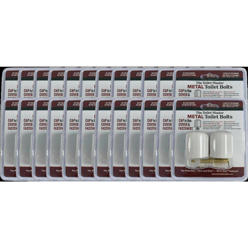 Metal Toilet Master Bolts (24-pack)