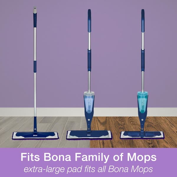 Bona Mop Microplus & Pad, 6 x 17.75