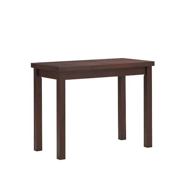 Carolina Chair and Table Waverly 46 in. Rectangle Espresso Wood Counter Height Bar Table
