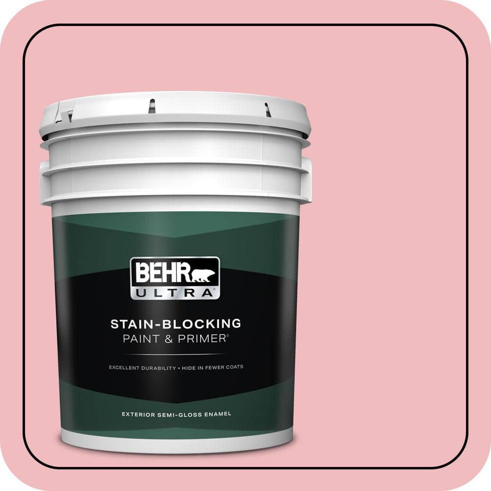 5 gal. #P160-2 Blush Rush Semi-Gloss Enamel Exterior Paint & Primer price history on PriceWatchPro