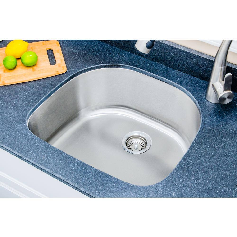23.5'' Stainless Steel Undermount Single Bowl Kitchen Sink