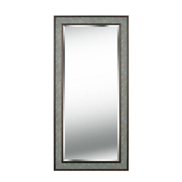 Manor Brook Oversized Green Plastic Industrial Mirror (65.38 in. H X 31.38 in. W)