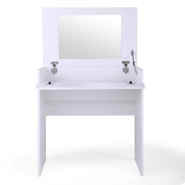 Mirror Simple Dressing Table 49 2, Girl White Dresser With Mirror