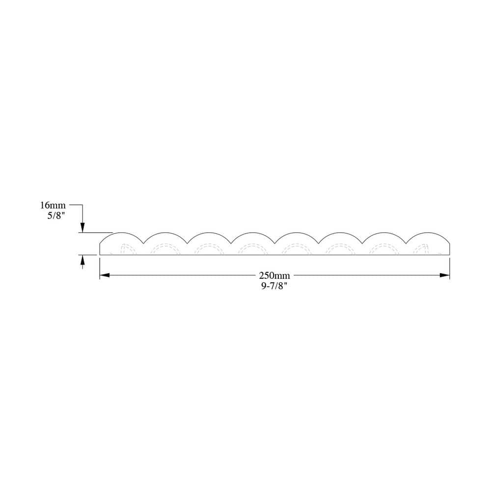 Primed White Textured Polyurethane Wall Panel Moulding