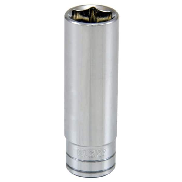 Husky 1/4 in. Drive 5/16 in. 6-Point SAE Deep Socket