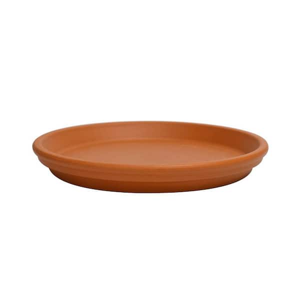 12 in. Clay Saucer Ceramic
