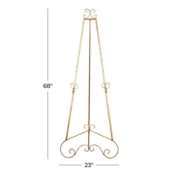 Gold Metal Wedding Easel - Contemporary Style – Wedding Lux
