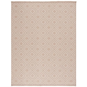 Aspect Natural/Ivory 9 ft. x 12 ft. Concentric Diamond Area Rug