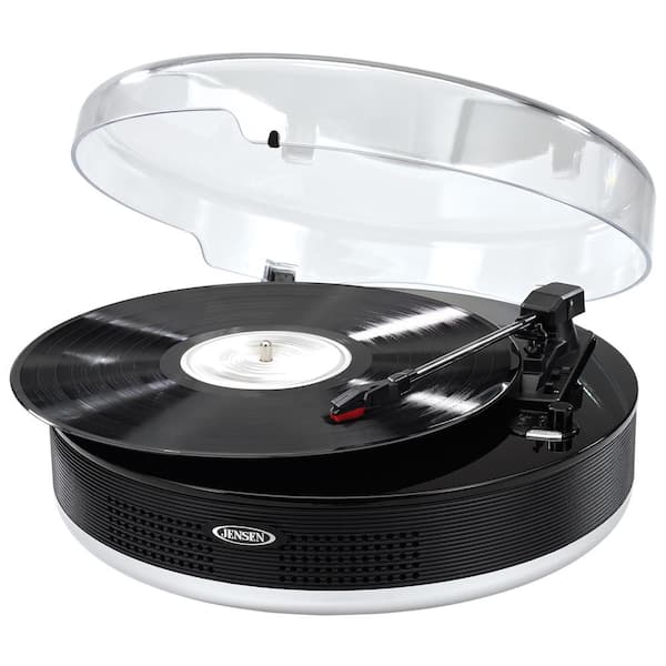 JENSEN Bluetooth 3-Speed Stereo Turntable with Metal Tone Arm