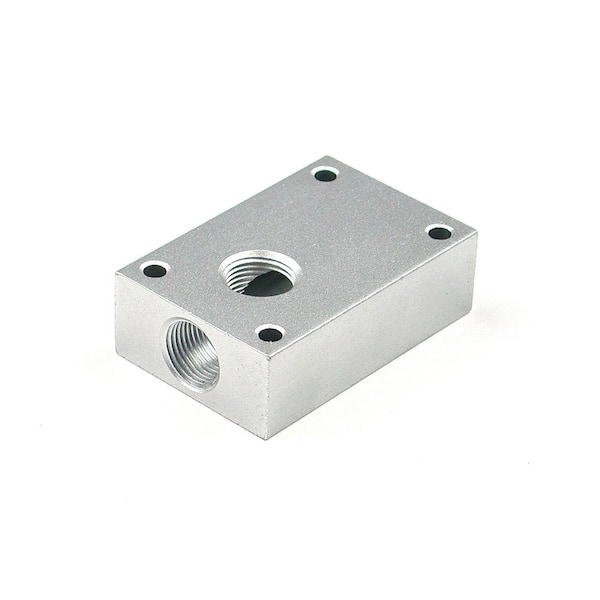 Primefit 3/8 in. Air Push to Connect Outlet Block Provides Air Connections for Compressed Air Piping Systems