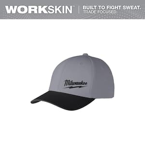 Large/Extra Large Dark Gray WORKSKIN Fitted Hat