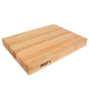 Aoibox 18 in. x 14 in. Large Size Teak Wood Rectangular Cutting Board  Reversible Chopping Serving Board with Juice Groove SNMX4258 - The Home  Depot