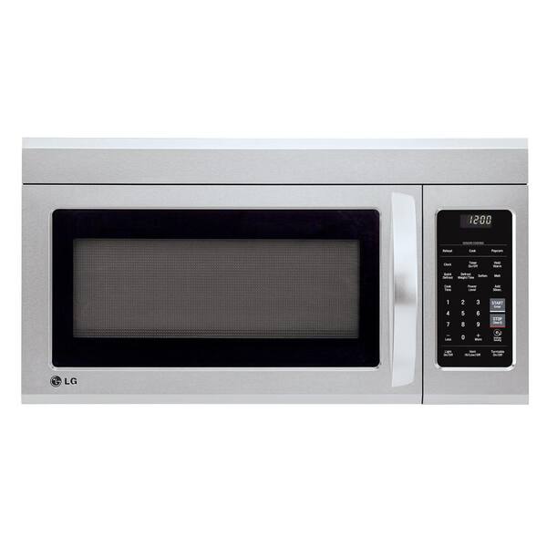 LG Electronics 1.8 cu. ft. Over the Range Microwave with Sensor Cook and EasyClean in Stainless Steel