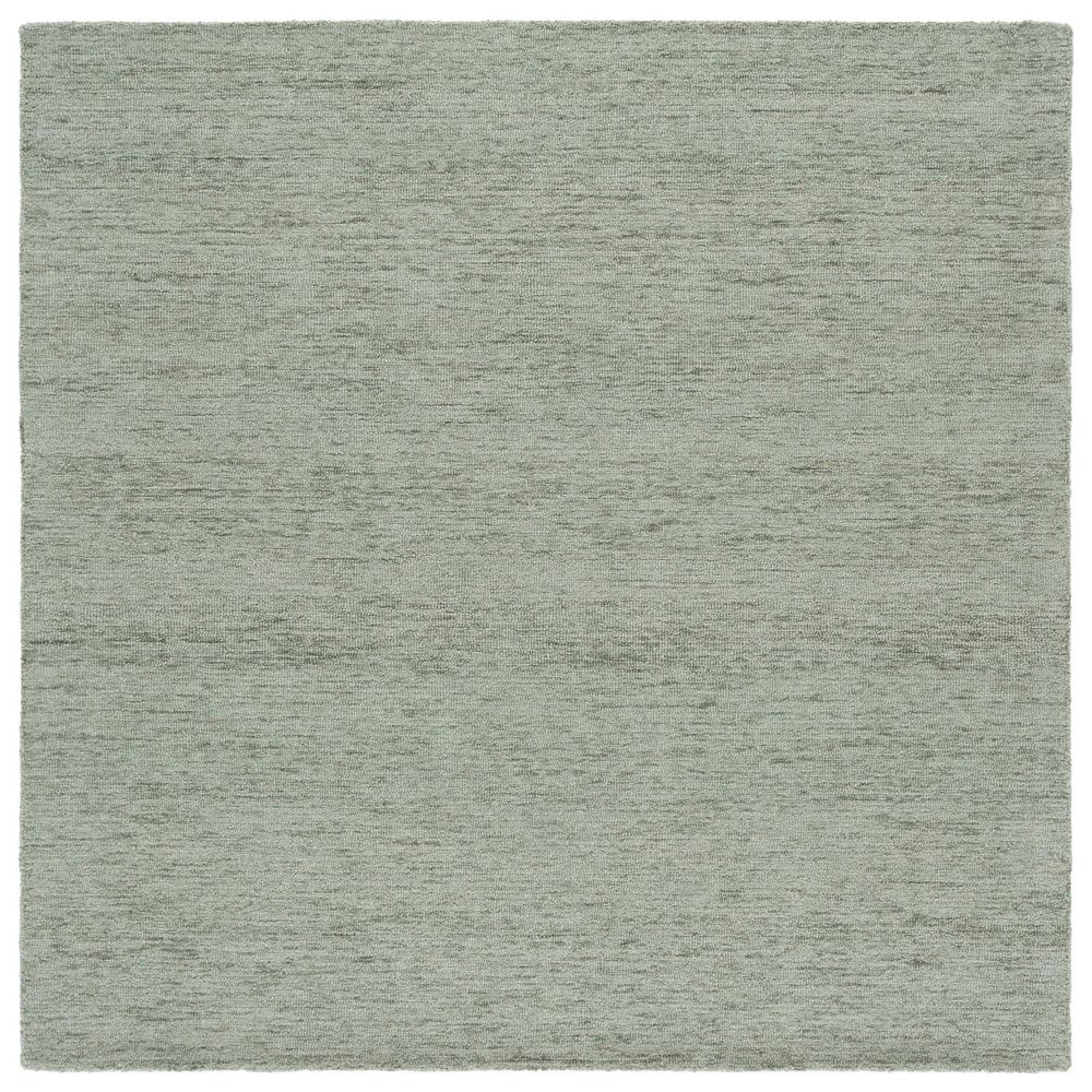 Metro 6 ft. x 6 ft. Green Gradient Striped Square Area Rug