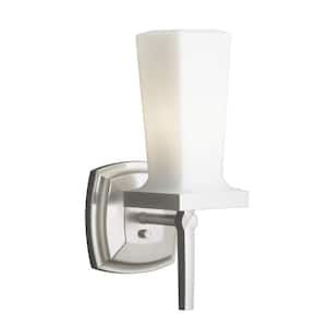 Margaux 1-Light Brushed Nickel Wall Sconce
