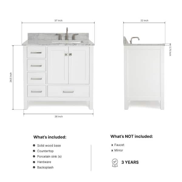 ariel　BBR BEG 36 Reviews for ARIEL Cambridge 36 in. W x 22 in. D x 35.25 in