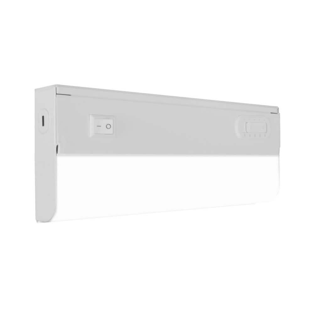 9-Inch White Adjustable LED Under Cabinet Light with Switch