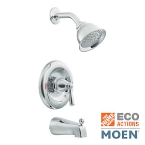 Banbury Single-Handle 1-Spray 1.75 GPM Tub and Shower Faucet in Chrome (Valve Included)