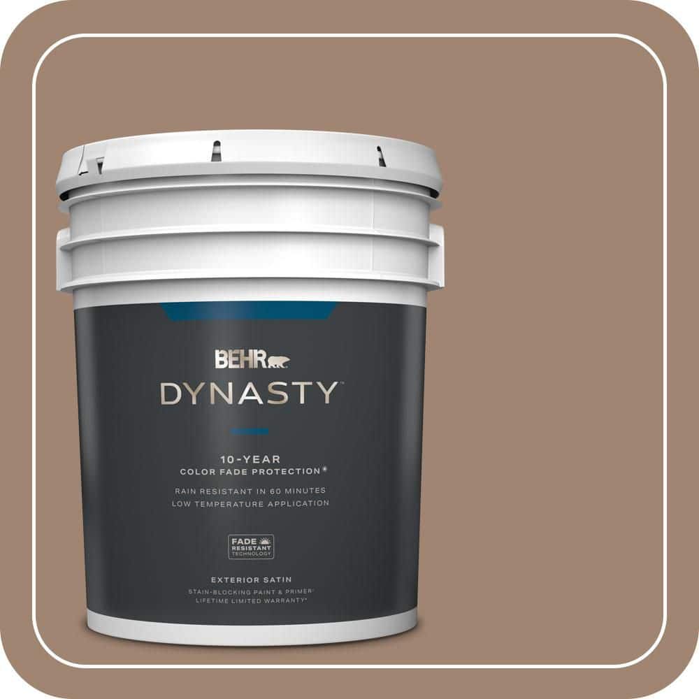 5 gal. #ICC-71 Warm Nutmeg Satin Enamel Exterior Stain-Blocking Paint & Primer price history on PriceWatchPro