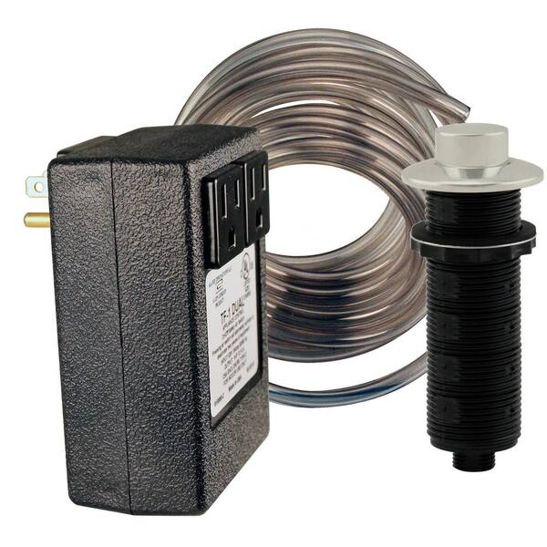 Westbrass Garbage Disposal Air Switch in Satin Nickel ASB2RB307 The