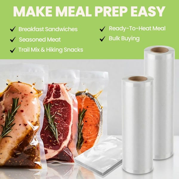 INSTASEAL Vacuum Sealer Food Storage Bags (1 Roll of 8 in. x 20 ft