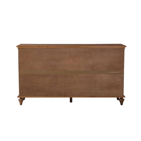 JAYDEN CREATION Nikolaj Acorn 58 in. W 3 Drawer Sideboard